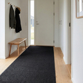 Wash&Clean smudsmåtte sort 90 x 250 cm